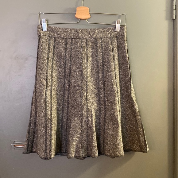 Club Monaco Fit & Flare Wool Silk Skirt EUC - Picture 1 of 7
